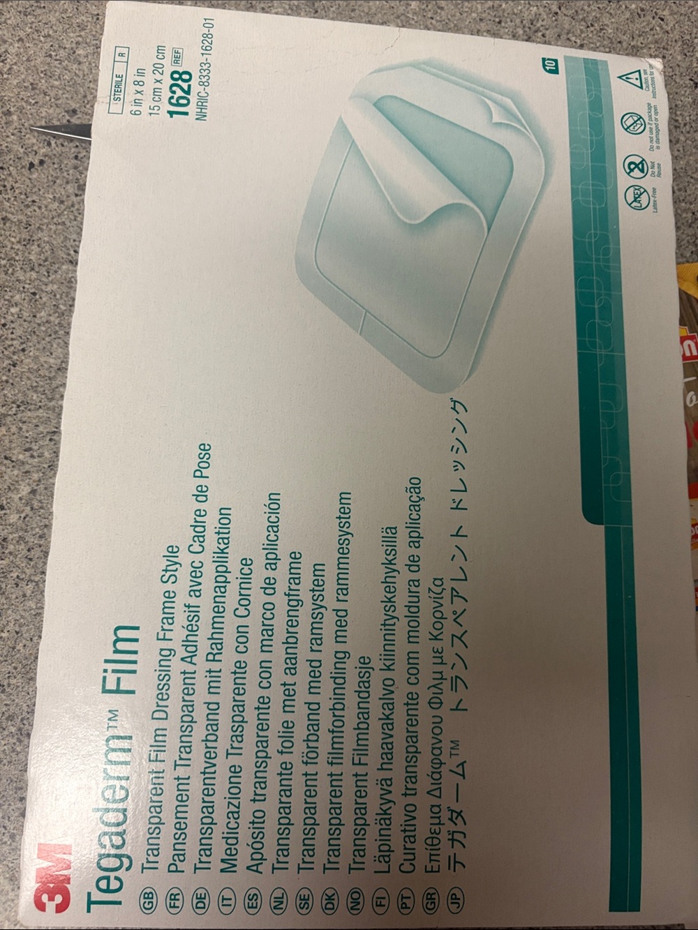 3M Tegaderm Transparent Film Dressing - Clear